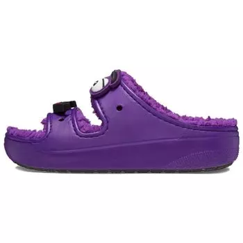 Кроссовки унисекс Crocs McDonalds x Classic Cozzzy Sandal Grimace Purple Black 209392-510 37-38