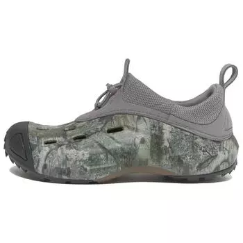 Кроссовки унисекс Crocs Mossy Oak Elements x Quick Trail Low Walnut коричневые 211109-267 45-46