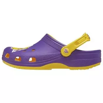 Кроссовки унисекс Crocs NBA x Classic Los Angeles Lakers Purple Sunflower 208650-75Y 41-42