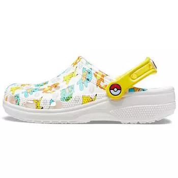 Кроссовки унисекс Crocs Pokmon x Classic Clog Starters Белый Мульти 207765-94S 39-40