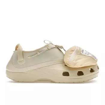 Кроссовки унисекс Crocs Satisfy x Classic Clog Bone Кремовые 208552-2Y2 46-47