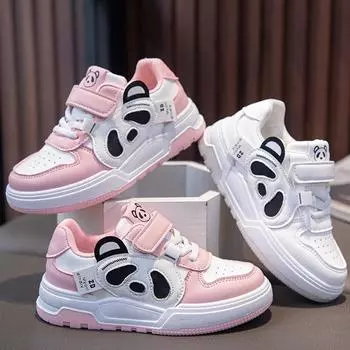 Кроссовки унисекс для девочек Модные кроссовки для мальчиков Кроссовки Panda Avatar для девочек 26 белый