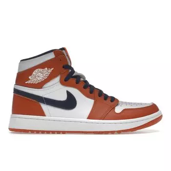 Кроссовки унисекс Eastside Golf x Air Jordan 1 High Golf Out the Mud Оранжевый Burnt-Sunrise White DZ4523-800 36