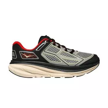Кроссовки унисекс HOKA Clifton One9 серо-черные Habanero 1155370-HBN 41
