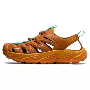 Кроссовки унисекс HOKA Hopara Sandal Desert Sun оранжевые золотисто-желтые 1123112-DSGYL