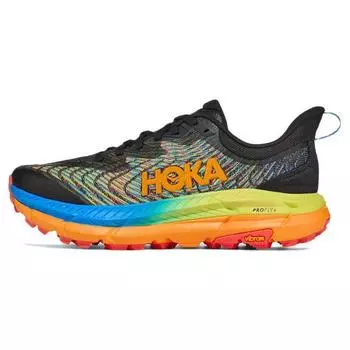 Кроссовки унисекс HOKA Mafate Speed 4 Черные разноцветные 1138472-BKML