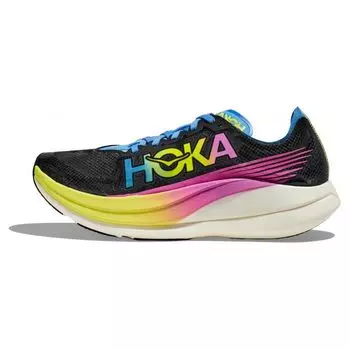 Кроссовки унисекс HOKA Rocket X 2 Black Rainbow мульти 1127927-BKML 40.5