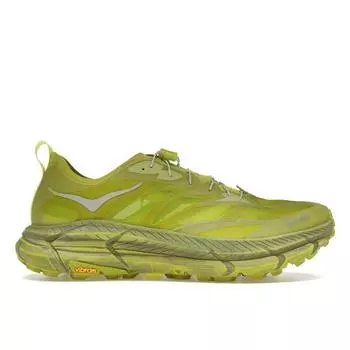 Кроссовки унисекс HOKA Satisfy x Mafate Speed 4 Lite Sulfur зеленые 1157050-SLFR 38.5