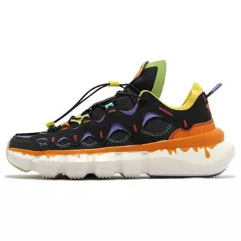 Кроссовки унисекс Li-Ning Essence 2.3 Lite черные тропические оранжевые цветочно-фиолетовые AGBR051-4 39