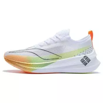Кроссовки унисекс Li-Ning Feidian 3 Elite White Orange Green ARMT035-1 37