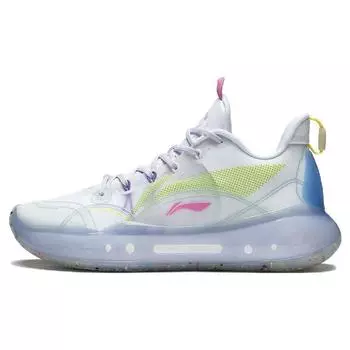 Кроссовки унисекс Li-Ning Yushuai 14 с низким уровнем защиты окружающей среды, белые лимонно-зеленые ABAR123-15 40