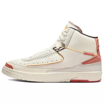Кроссовки унисекс Maison Chteau Rouge x Air Jordan 2 United Youth International Кремовый парус Citron-Pulse DO5254-180 37.5