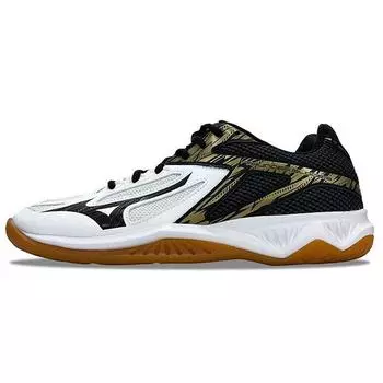 Кроссовки унисекс Mizuno Thunder Blade 3 белое черное золото V1GA217008 38.5