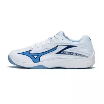 Кроссовки унисекс Mizuno Thunder Blade Z Белые Колокольчиковый Синий Bel-Air-Blue V1GA237097 40.5