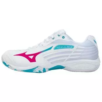 Кроссовки унисекс Mizuno Wave Claw 2 Wide White Fuchsia Blue 71GA211060 42