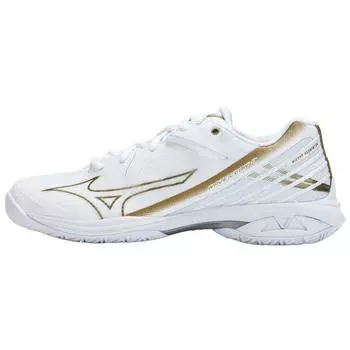 Кроссовки унисекс Mizuno Wave Claw 3 Wide White Gold Silver 71GA244341 37