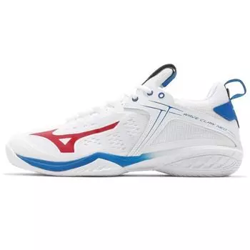Кроссовки унисекс Mizuno Wave Claw Neo белые синие красные 71GA207021 43