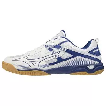 Кроссовки унисекс Mizuno Wave Kaiserburg 7 White Blue 81GA222027 44