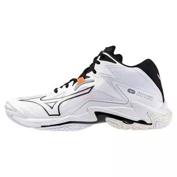 Кроссовки унисекс Mizuno Wave Lightning Z8 Mid White Black V1GA240551 47