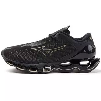 Кроссовки унисекс Mizuno Wave Prophecy 12 Black Gold Ge-Gold J1GC238333 38.5