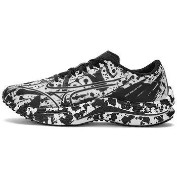 Кроссовки унисекс Mizuno Wave Rebellion Flash White Black Splatter J1GC233604 36.5