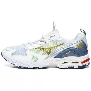 Кроссовки унисекс Mizuno Wave Rider 10 Silver Cloud Sunstruck белые D1GA331201 36.5