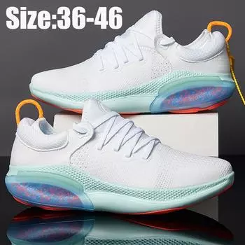 Кроссовки унисекс, модные дышащие кроссовки для бега 36 красный/серый