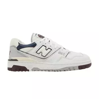 Кроссовки унисекс New Balance 550 White Indigo Burgundy Natural-Indigo BB550PWB 42.5