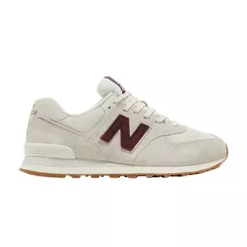 Кроссовки унисекс New Balance 574 Bone White Burgundy Cream Black U574NOW 44