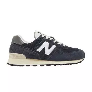 Кроссовки унисекс New Balance 574 черно-белые U574RH2 36