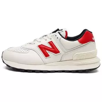 Кроссовки унисекс New Balance 574 Legacy Angora Crimson белые U574LGTC 44