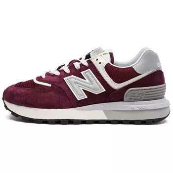 Кроссовки унисекс New Balance 574 Legacy Garnet Rain Cloud красные U574LGAA 42.5