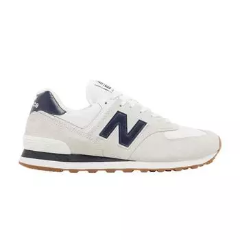 Кроссовки унисекс New Balance 574 White Navy Gum Серые ML574TF2 37