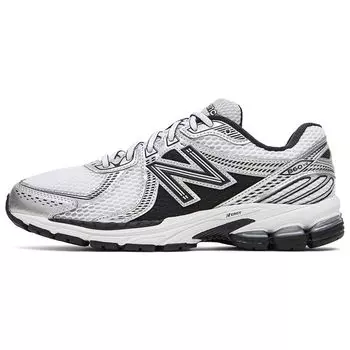 New Balance 860v2 Серебристо-черные Унисекс Кроссовки ML860XD 36