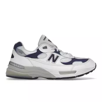 Кроссовки унисекс New Balance 992 Made in USA Бело-темно-синие M992EC 42
