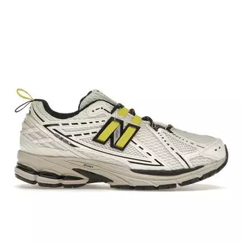 Кроссовки унисекс New Balance GANNI x 1906R Egret Кремово-черные ярко-желтые M1906RGG 37