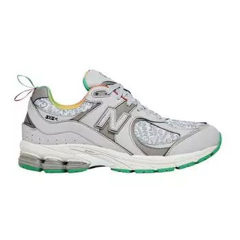 Кроссовки унисекс New Balance GANNI x 2002R Raincloud White Rain-Cloud Island-Green M2002RGD 41.5