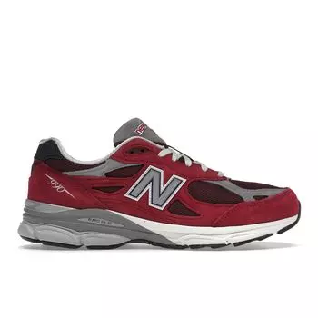 Кроссовки унисекс New Balance Teddy Santis x 990v3 Made in USA Scarlet Marblehead красные M990TF3 42.5