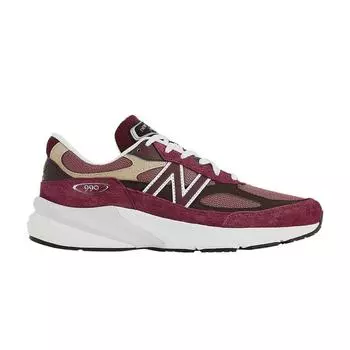 Кроссовки унисекс New Balance Teddy Santis x 990v6 Made in USA Бордовые коричневые красные U990BT6 37.5