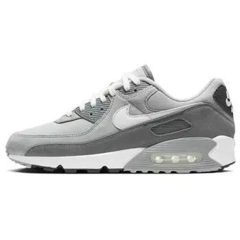 Кроссовки унисекс Nike Air Max 90 Premium Light Smoke Grey Particle-Grey White DA1641-001 36