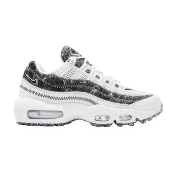 Nike Air Max 95 Crater SE белые черные женские кроссовки Off-Noir CV8830-100