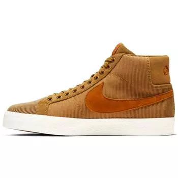 Кроссовки унисекс Nike Oski x Blazer Mid SB Orange Label Brown Muted-Bronze Burnt-Sienna CD2569-200