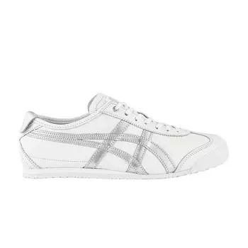 Кроссовки унисекс Onitsuka Tiger Mexico 66 белые серебристые D508K-0193 44