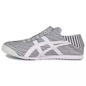 Кроссовки унисекс Onitsuka Tiger Mexico 66 Paraty Черно-белые из жатого хлопка 1183A572-001 37