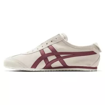 Кроссовки унисекс Onitsuka Tiger Mexico 66 Slip-On Birch Dark Cherry кремовые 1183B782-201 44