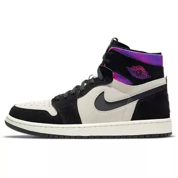 Кроссовки унисекс Paris Saint-Germain x Air Jordan 1 High Zoom Comfort Paris Фиолетовый Белый Черный DB3610-105 45