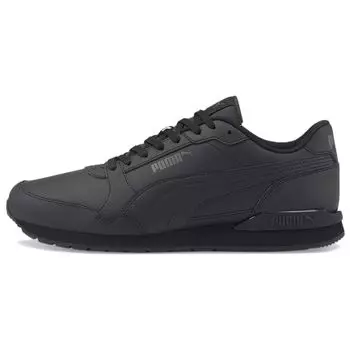 Кроссовки унисекс Puma ST Runner v3 Leather Triple Black 384855-11 39