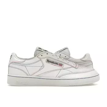 Кроссовки унисекс Reebok BAPE x Club C 85 белые Q47367 42