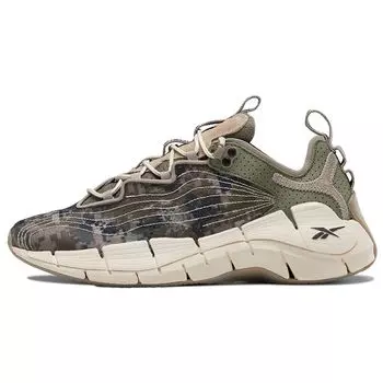 Кроссовки унисекс Reebok Billionaire Boys Club x Zig Kinetica 2 Digi-Camo Green Hunter-Green Boulder-Grey GX1313 42