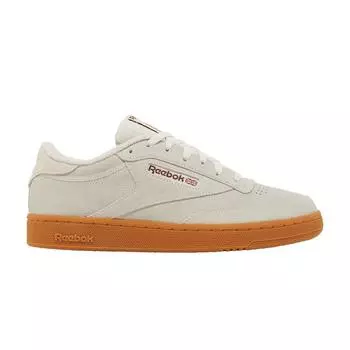 Кроссовки унисекс Reebok Club C 85 Stucco Gum Серо-коричневые GX1703 35